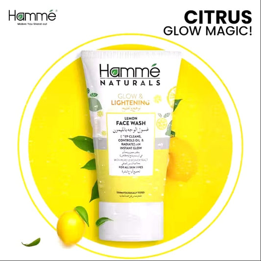 HAMME NATURALS LEMON FACE WASH