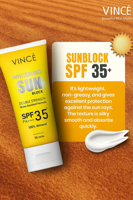 VINCE` WHITENING SUN BLOCK